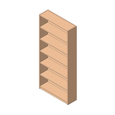 Free Furniture Revit Download – Bookshelf – BIMsmith Market